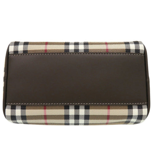 BURBERRY Handbag PVC beige MINI BOWLING