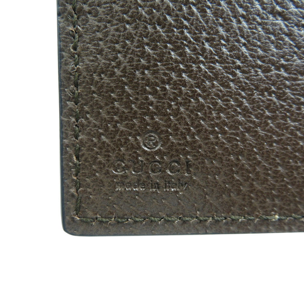 GUCCI Long Wallet Purse 427011 GG Supreme, Leather beige Gucci Tian unisex(Unisex) Used Authentic