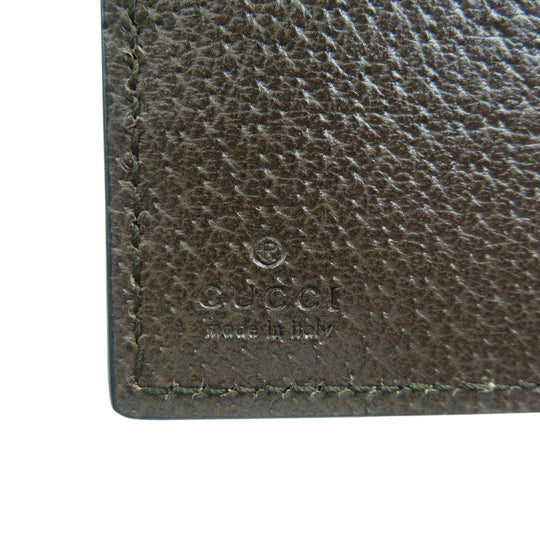 GUCCI Long Wallet Purse 427011 GG Supreme, Leather beige Gucci Tian unisex(Unisex) Used Authentic