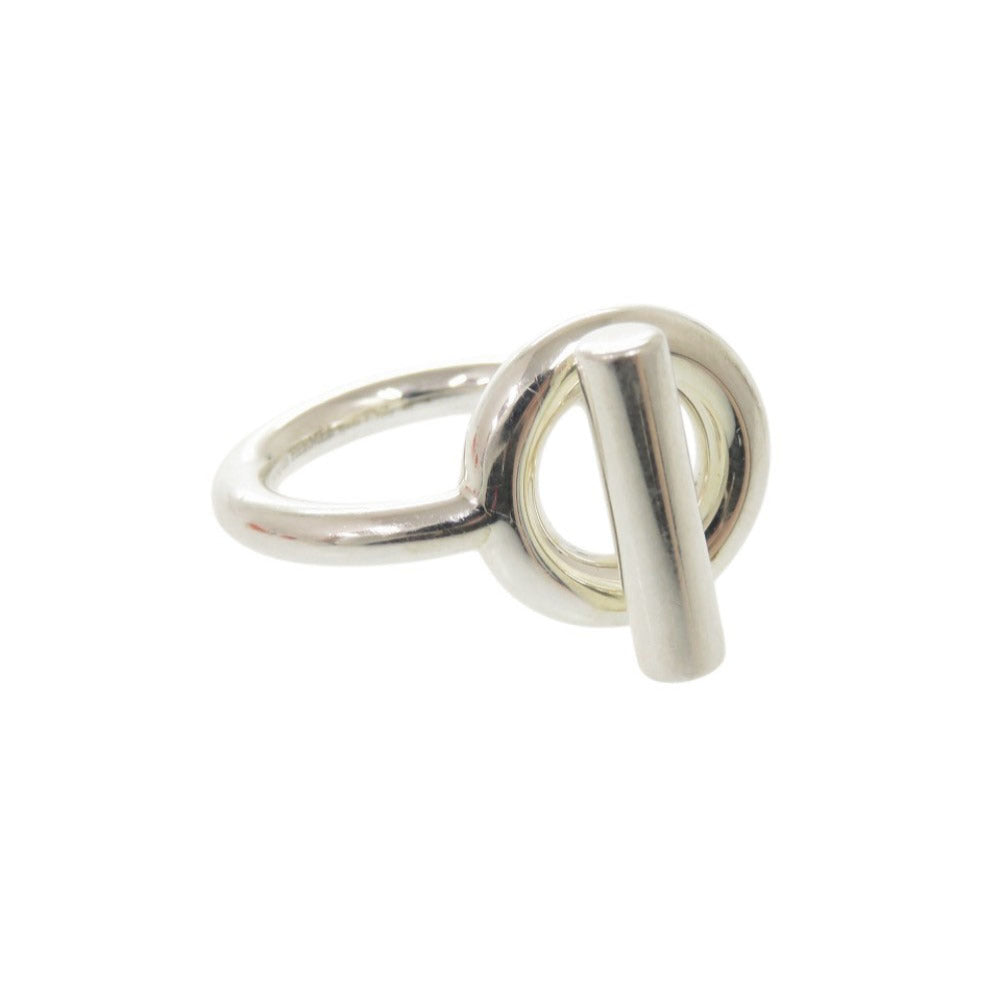 HERMES Ring Silver925 Silver Echape 48