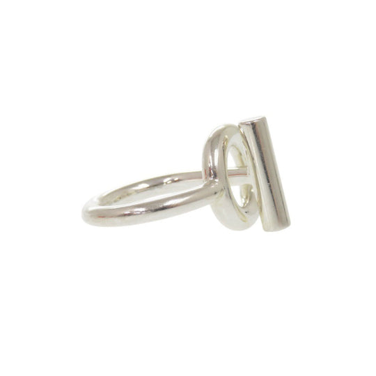 HERMES Ring Silver925 Silver Echape 48