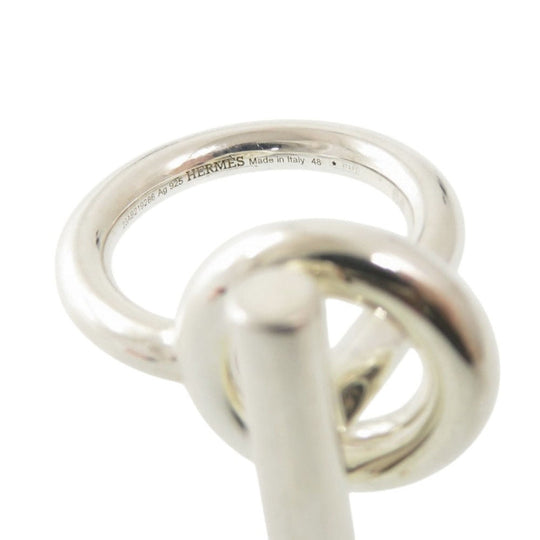 HERMES Ring Silver925 Silver Echape 48