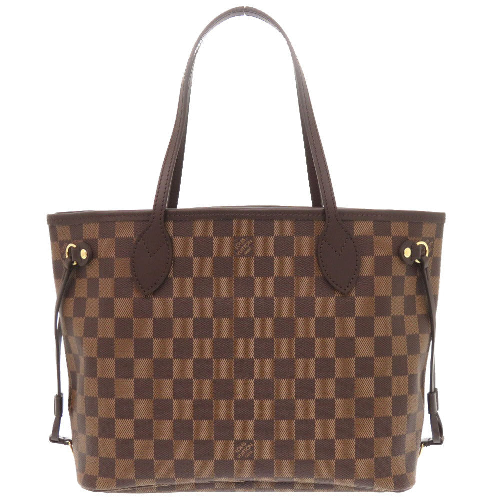 LOUIS VUITTON Tote Bag N40600 Damier canvas Brown Damier New Neverfull PM Women Used Authentic