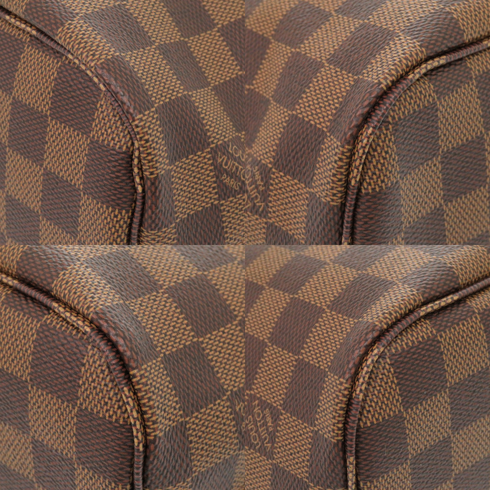 LOUIS VUITTON Tote Bag N40600 Damier canvas Brown Damier New Neverfull PM Women Used Authentic