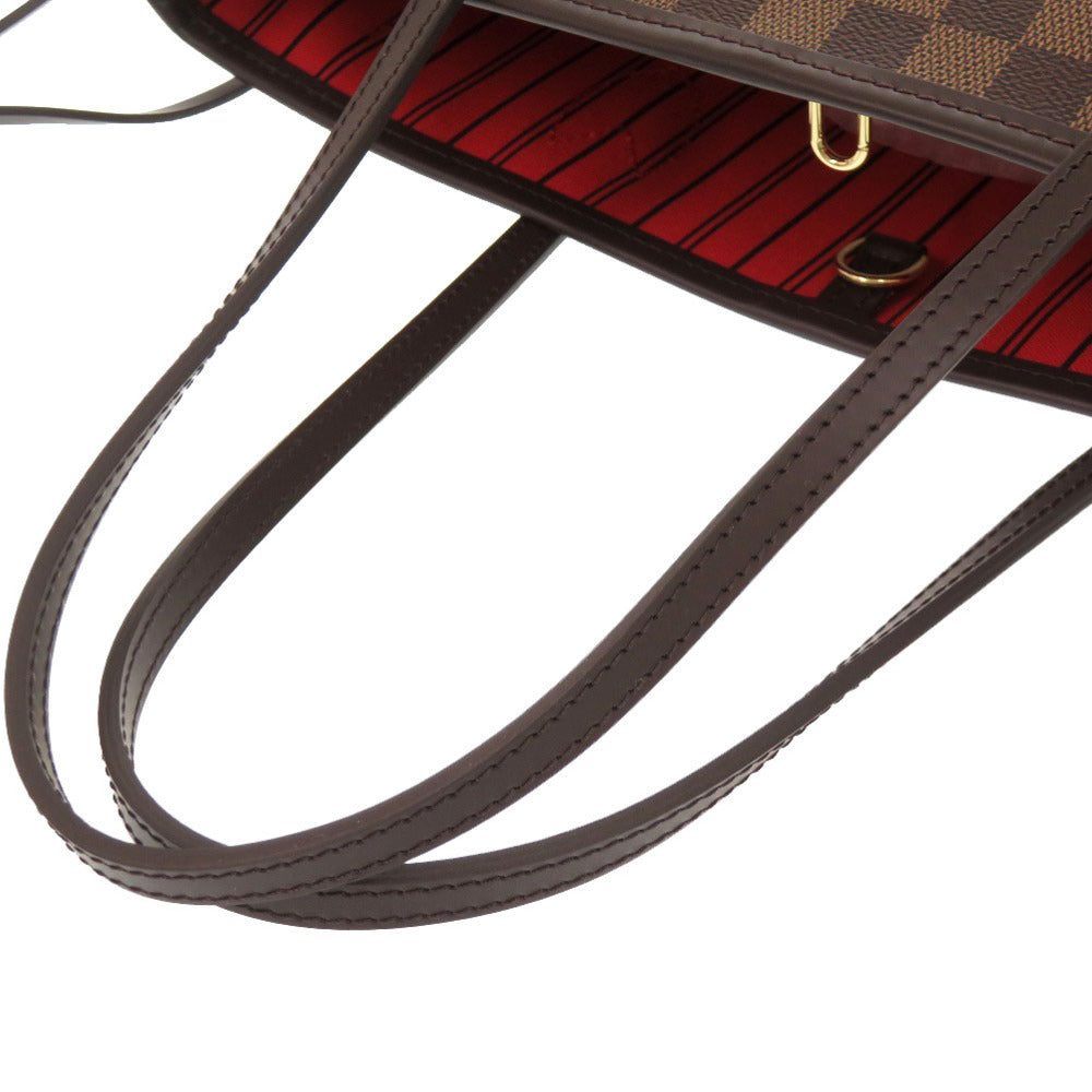 LOUIS VUITTON Tote Bag N40600 Damier canvas Brown Damier New Neverfull PM Women Used Authentic