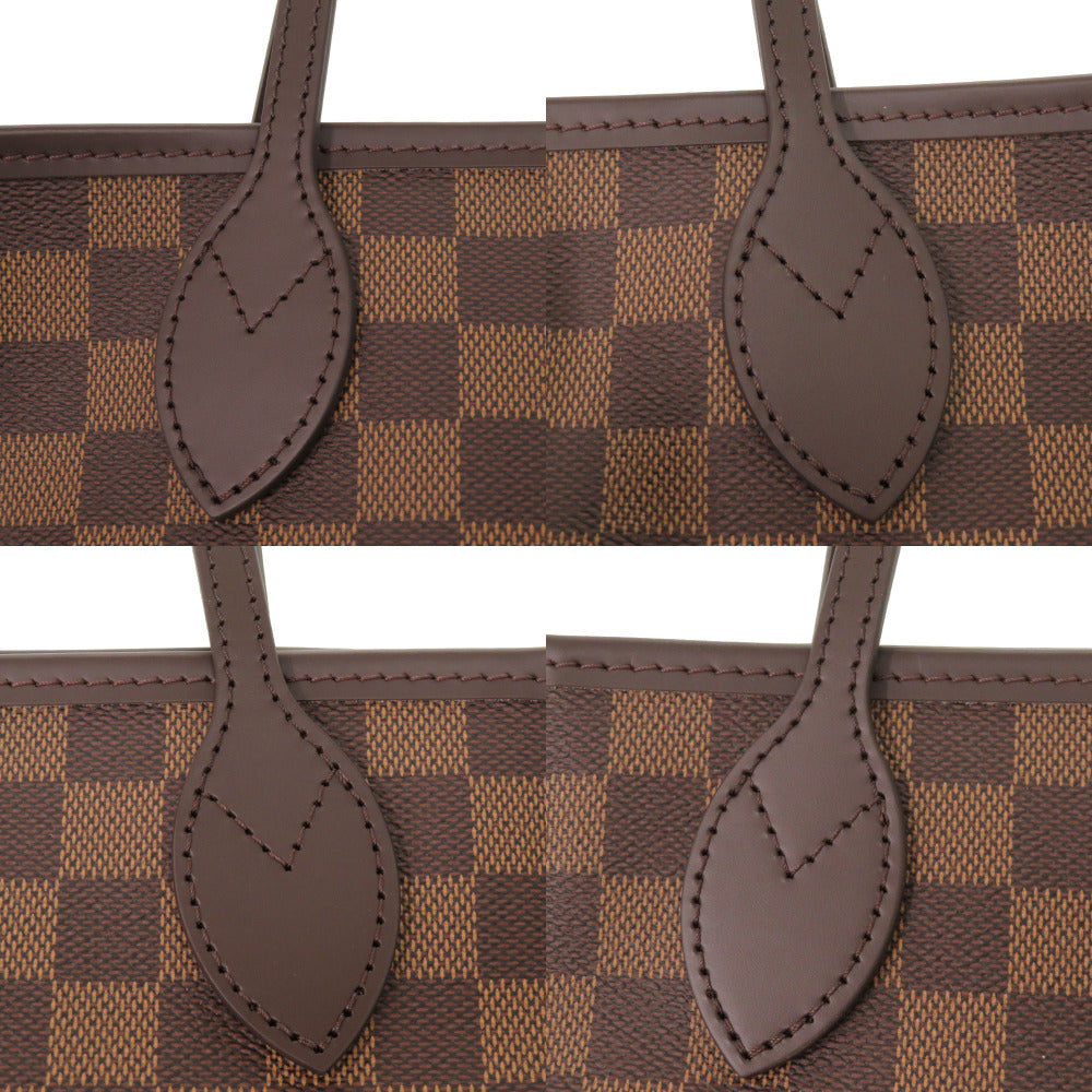 LOUIS VUITTON Tote Bag N40600 Damier canvas Brown Damier New Neverfull PM Women Used Authentic