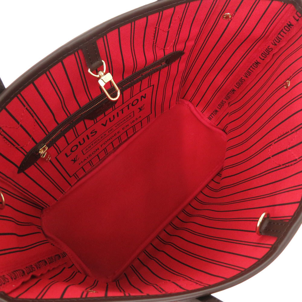 LOUIS VUITTON Tote Bag N40600 Damier canvas Brown Damier New Neverfull PM Women Used Authentic