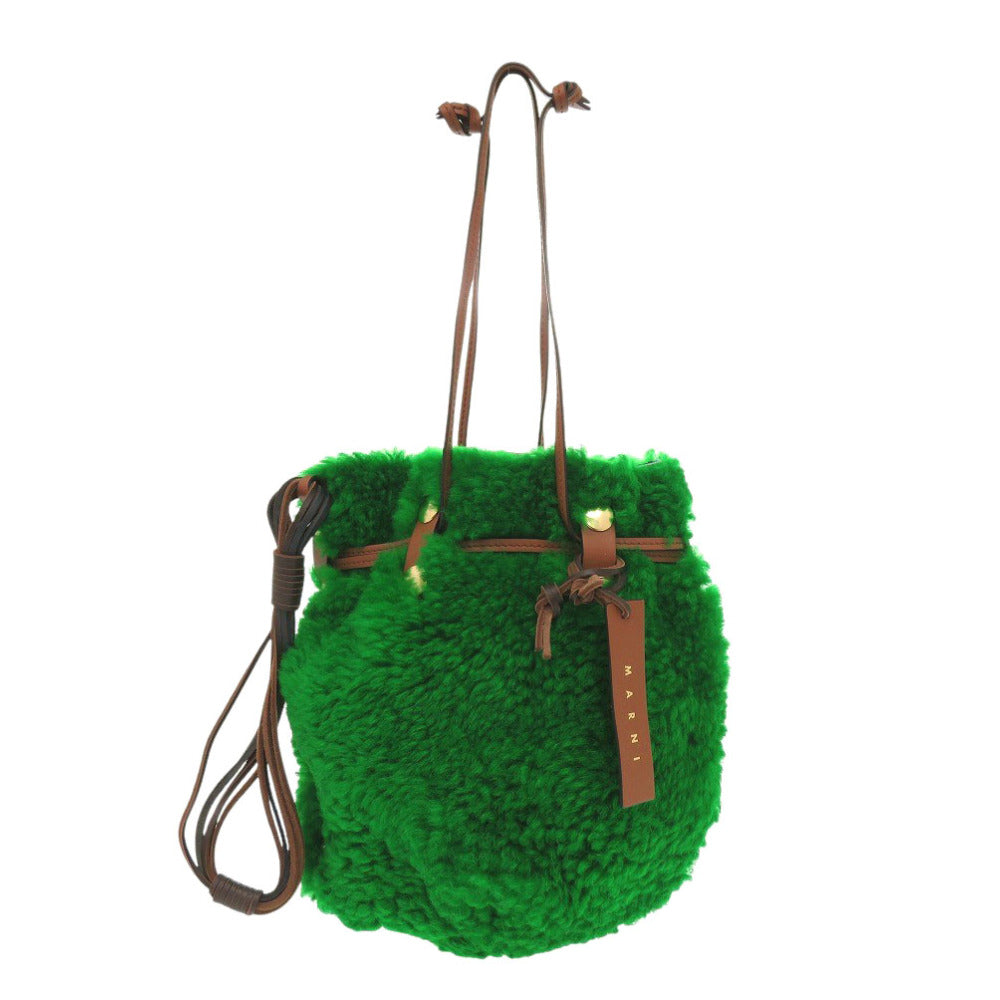 MARNI Handbag PHMO0005U0 leather green