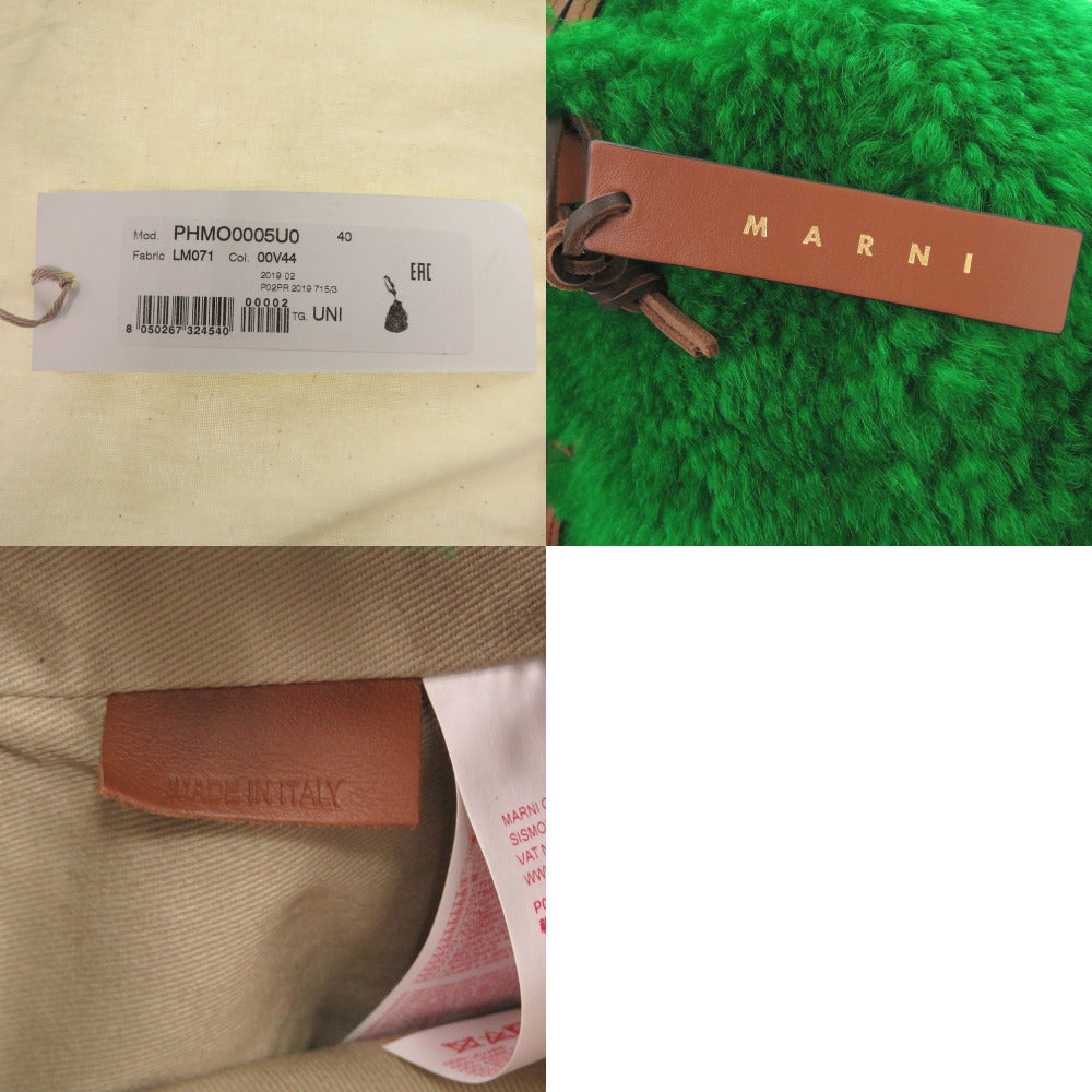 MARNI Handbag PHMO0005U0 leather green