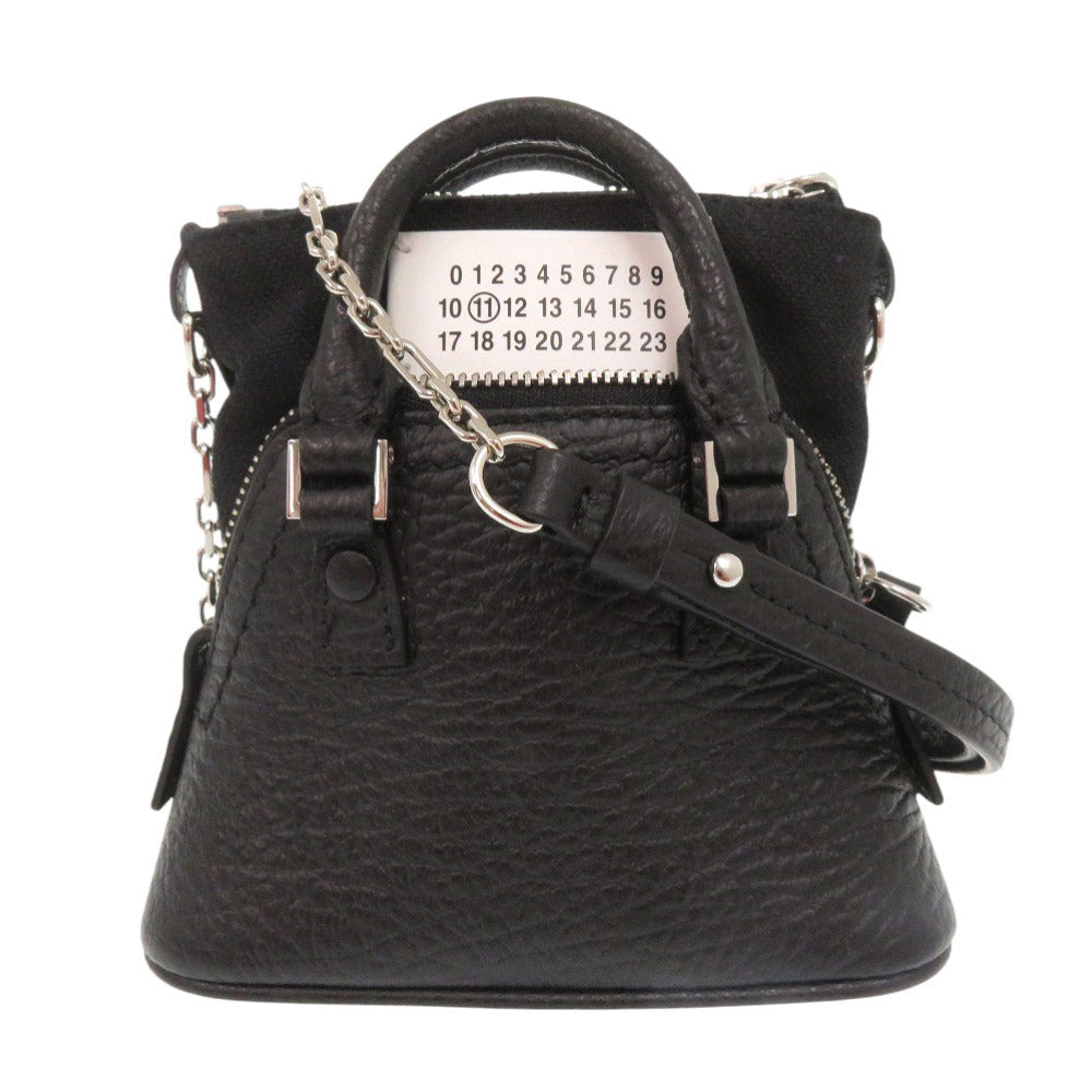 Maison Margiela Shoulder Bag SB3WG0025 leather black 5AC Classic Baby