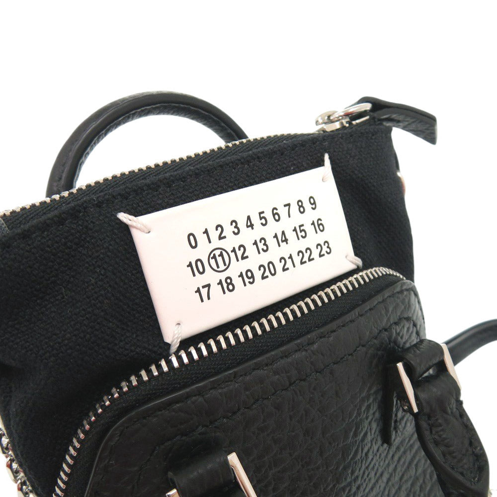 Maison Margiela Shoulder Bag SB3WG0025 leather black 5AC Classic Baby