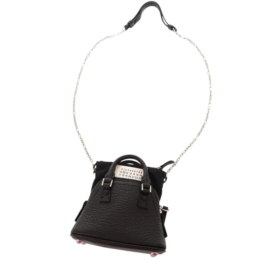 Maison Margiela Shoulder Bag SB3WG0025 leather black 5AC Classic Baby