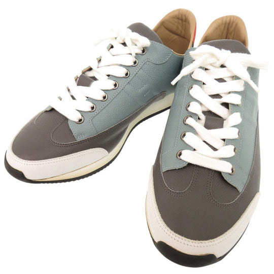 HERMES sneakers leather blue quick 41