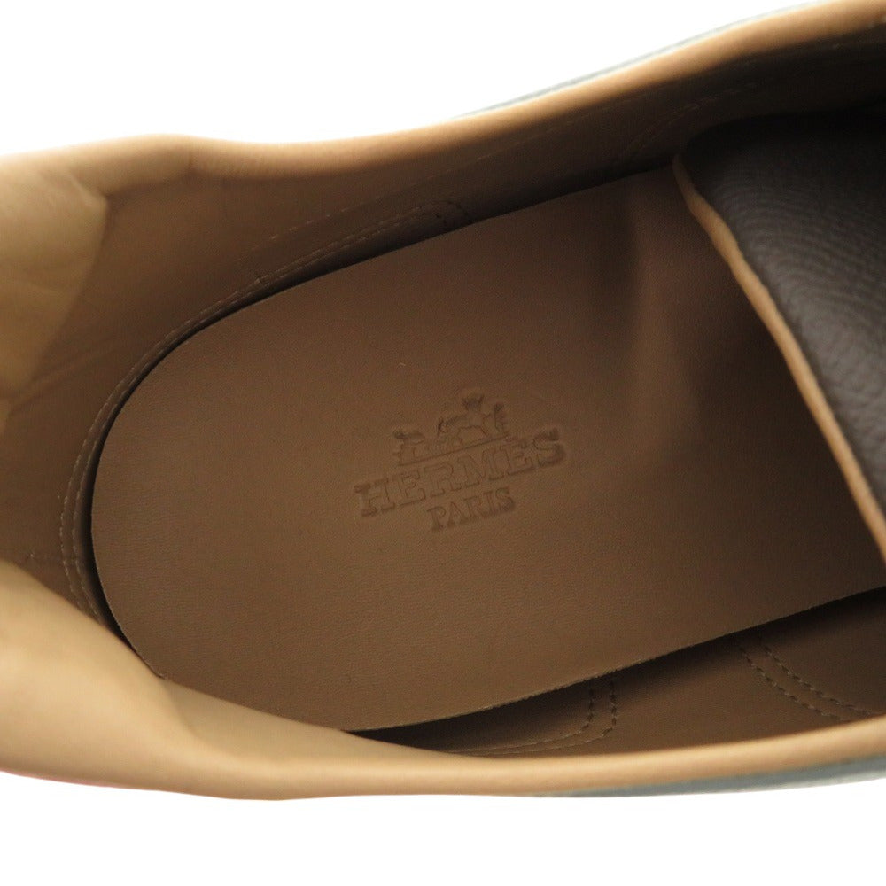 HERMES sneakers leather blue quick 41