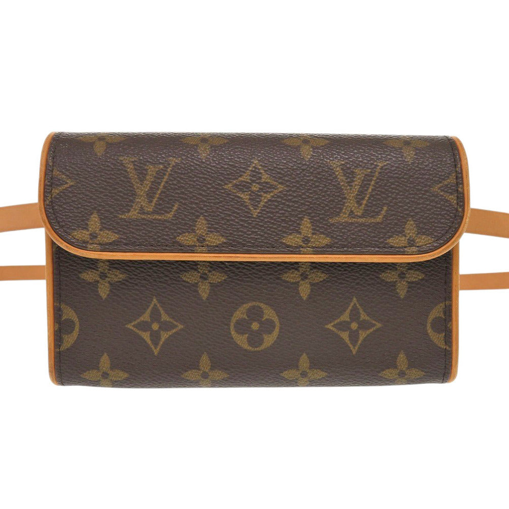 LOUIS VUITTON Waist bag M51855 Monogram canvas Brown Monogram Pochette Florentine Women Used Authentic