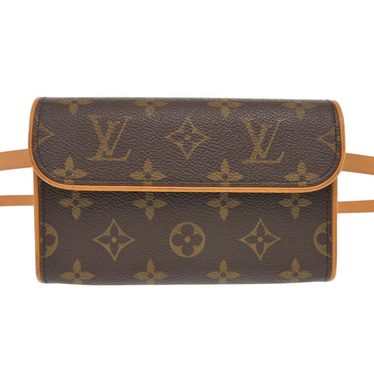 LOUIS VUITTON Waist bag M51855 Monogram canvas Brown Monogram Pochette Florentine Women Used Authentic