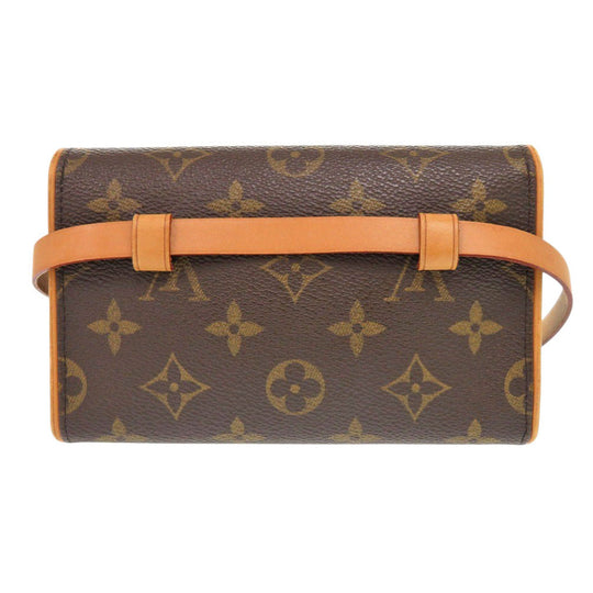 LOUIS VUITTON Waist bag M51855 Monogram canvas Brown Monogram Pochette Florentine Women Used Authentic