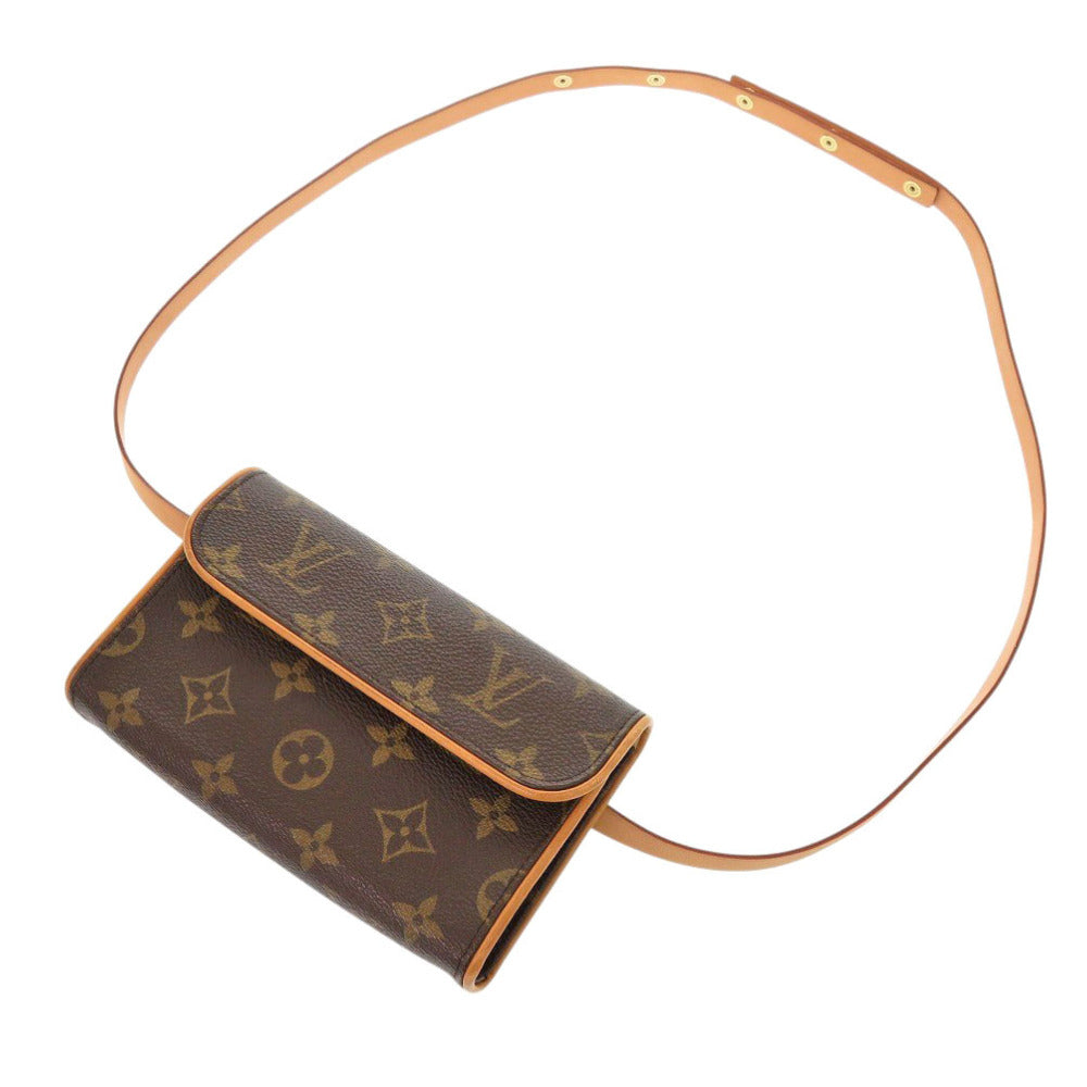 LOUIS VUITTON Waist bag M51855 Monogram canvas Brown Monogram Pochette Florentine Women Used Authentic