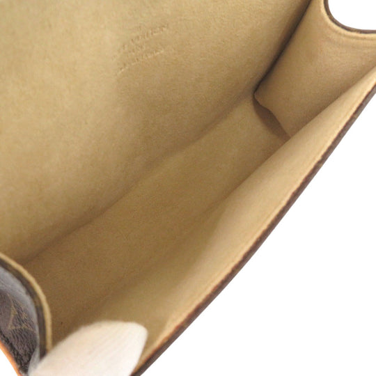 LOUIS VUITTON Waist bag M51855 Monogram canvas Brown Monogram Pochette Florentine Women Used Authentic