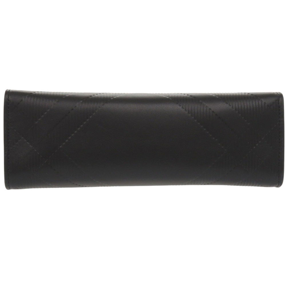 BURBERRY Clutch bag leather black