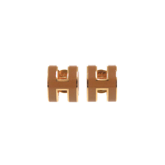 HERMES Pierce metal Brown Pop Ash Mini Pop H