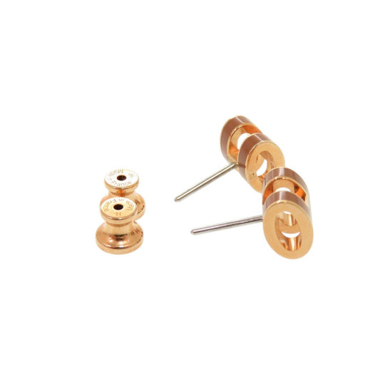 HERMES Pierce metal Brown Pop Ash Mini Pop H