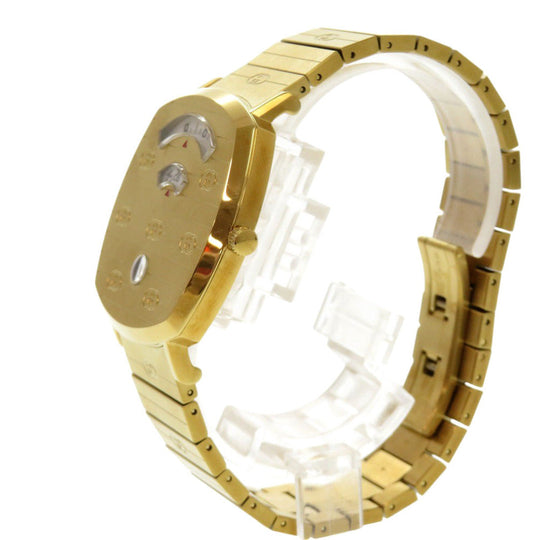GUCCI Watches Quartz YA157403 Stainless Steel gold Quartz GRIP white dial unisex(Unisex) Used Authentic