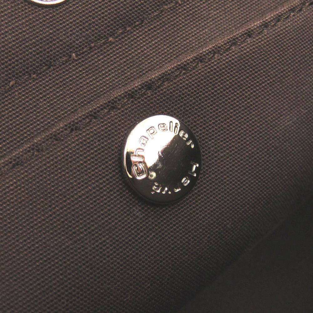 Herve Chapelier Handbag 701GP Coated canvas Brown Luxe Boat Tote S