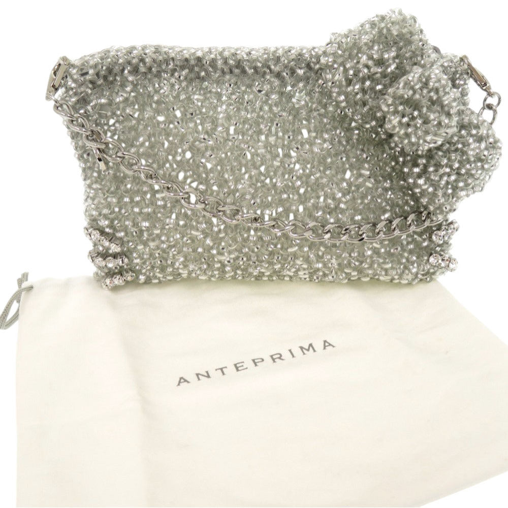 ANTEPRIMA Handbag PVC Silver Hello Kitty