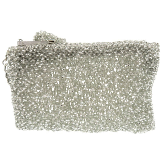 ANTEPRIMA Handbag PVC Silver Hello Kitty