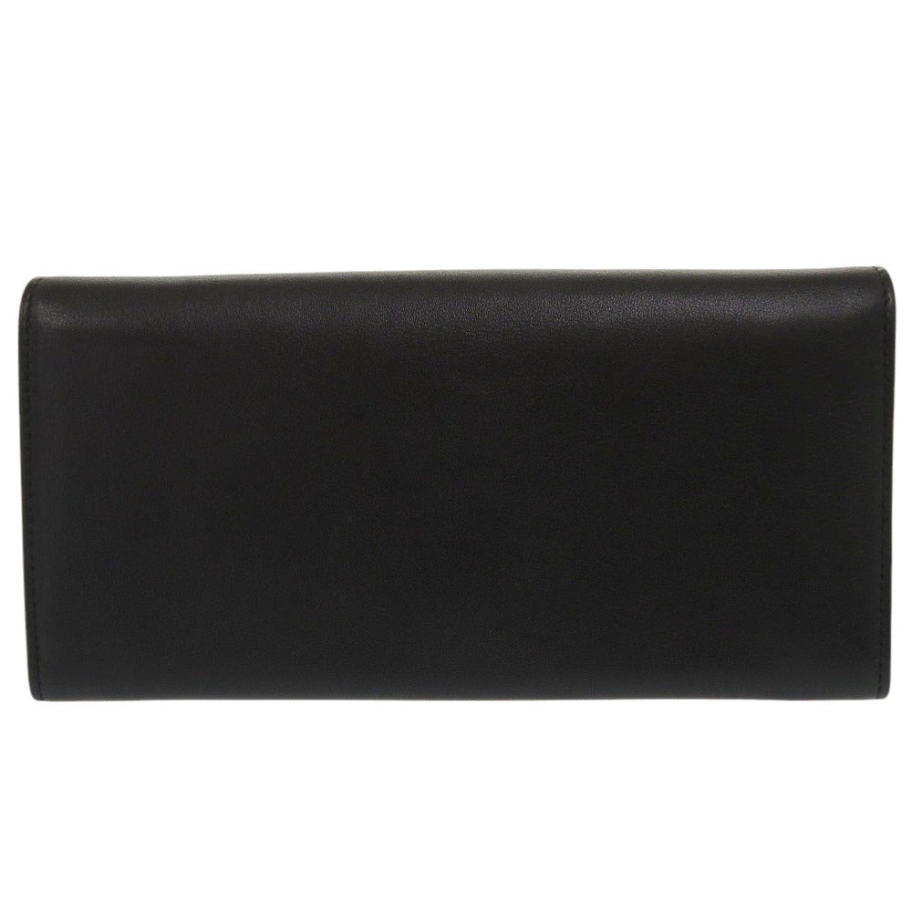 BVLGARI Long Wallet Purse 32403 leather black Corole