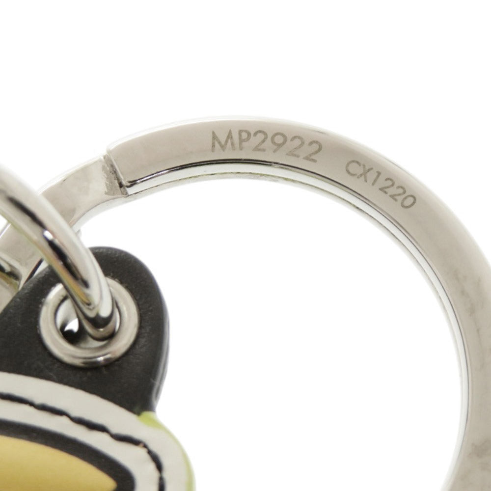 LOUIS VUITTON key ring MP2922 leather Brown Monogram Portocle LV Scarecrow