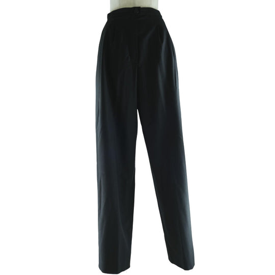 CHANEL Pants P12421V07021 wool black Women 38 Used Authentic