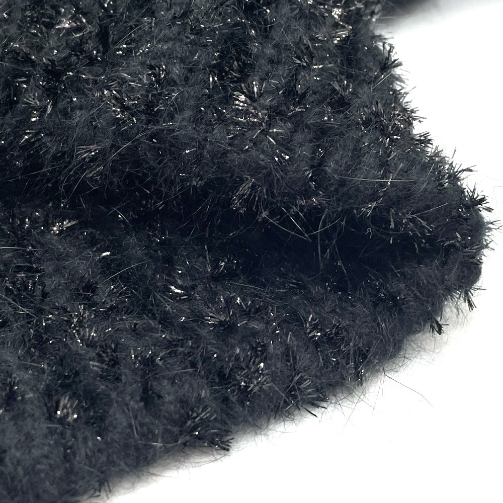 DOLCE&GABBANA cardigan FXA59T Angola black outer Dolman sleeve Women 38 Used Authentic