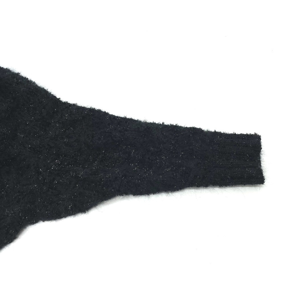 DOLCE&GABBANA cardigan FXA59T Angola black outer Dolman sleeve Women 38 Used Authentic