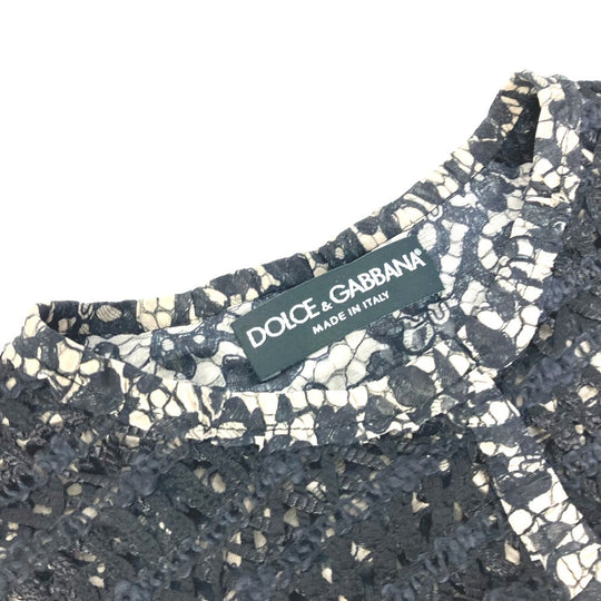 DOLCE&GABBANA cardigan Rayon black apparel tops outerwear race 40