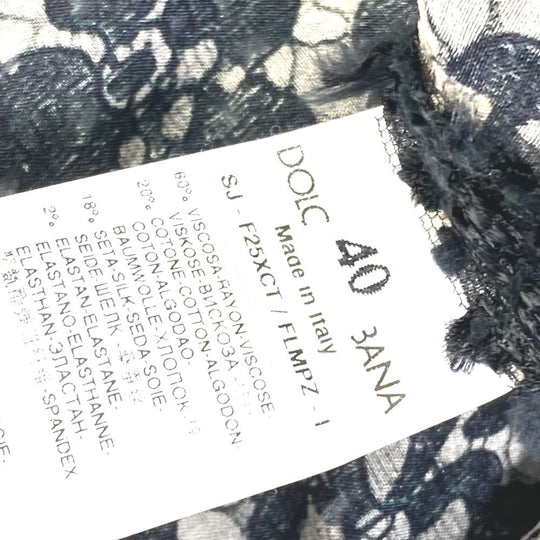 DOLCE&GABBANA cardigan Rayon black apparel tops outerwear race 40