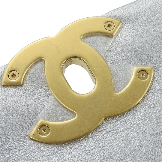 CHANEL Shoulder Bag AS1160 leather gray COCO Mark chanel 19 Women Used Authentic