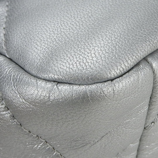 CHANEL Shoulder Bag AS1160 leather gray COCO Mark chanel 19 Women Used Authentic