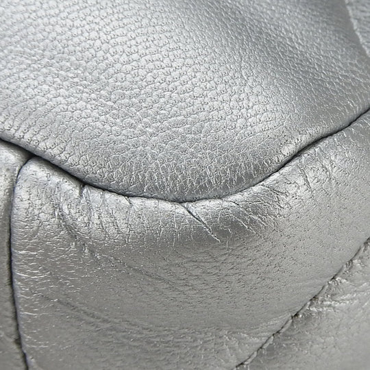 CHANEL Shoulder Bag AS1160 leather gray COCO Mark chanel 19 Women Used Authentic