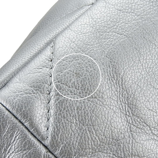 CHANEL Shoulder Bag AS1160 leather gray COCO Mark chanel 19 Women Used Authentic