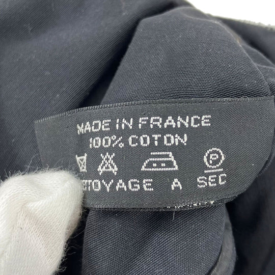 HERMES Pouch canvas black Bored pouch unisex(Unisex) Used Authentic