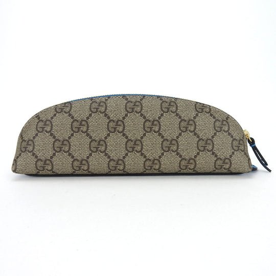 GUCCI pencil case 662129 PVC beige GG Supreme unisex(Unisex) Used Authentic