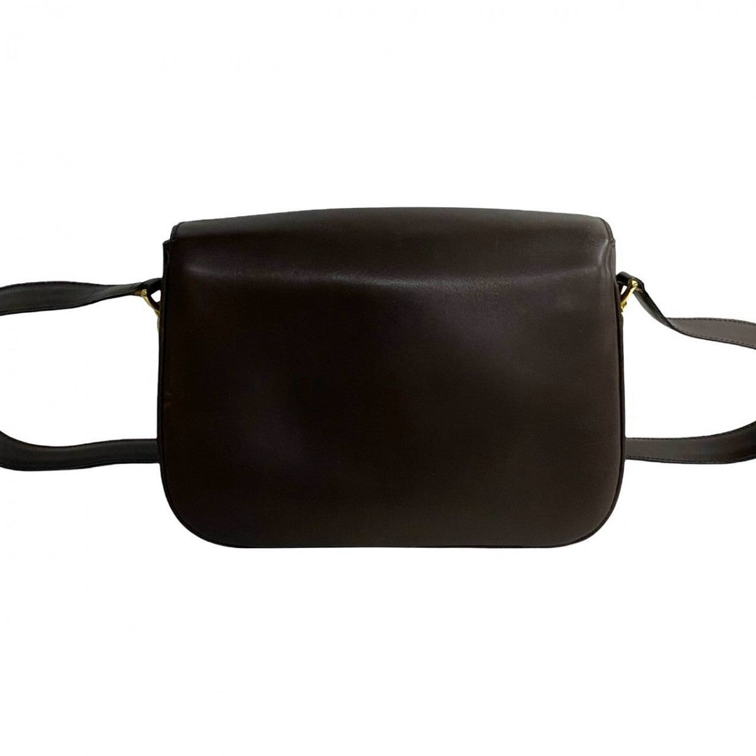 CELINE Shoulder Bag leather Brown