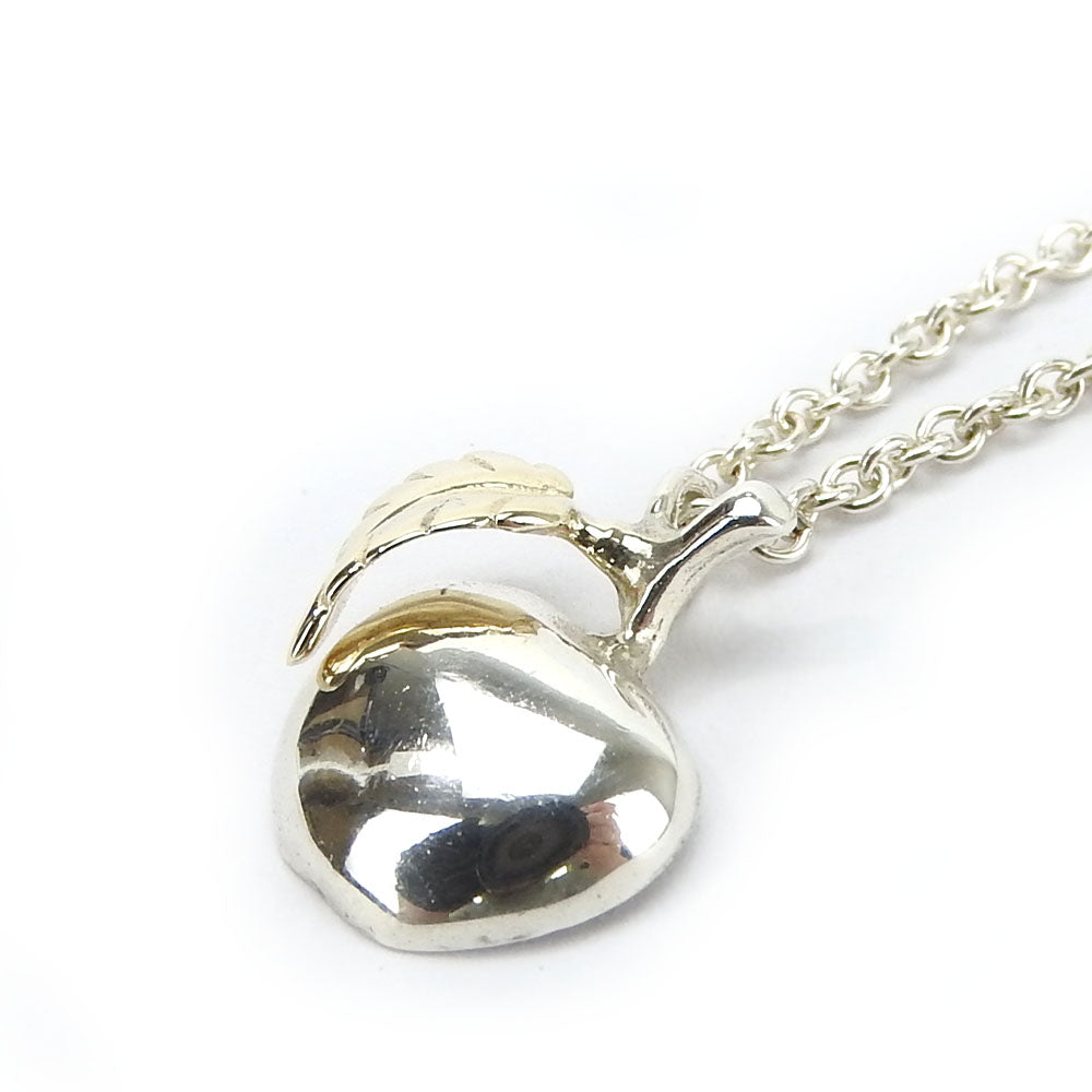 TIFFANY&Co. Necklace Sterling Silver, 14k Gold Silver Women Used Authentic