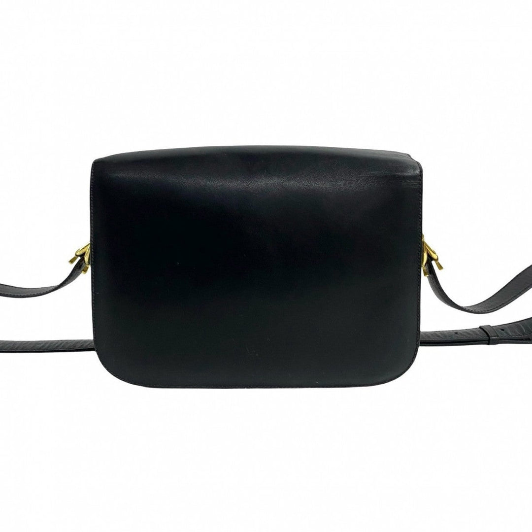 CELINE Shoulder Bag leather black