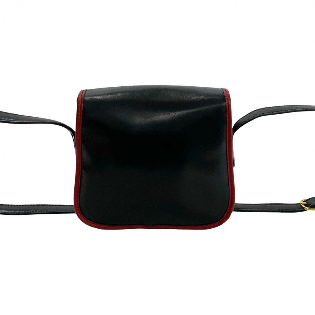 CELINE Shoulder Bag leather black