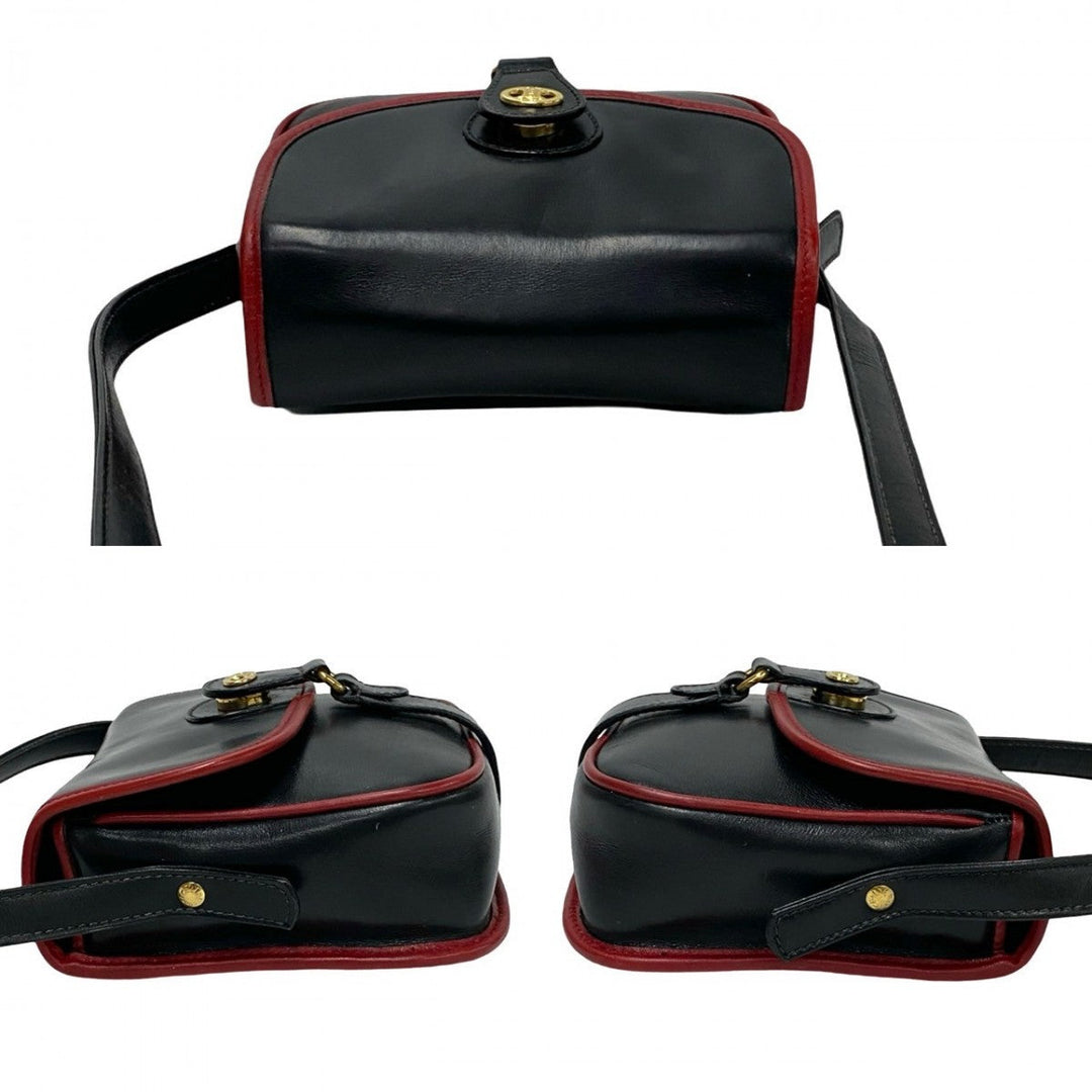 CELINE Shoulder Bag leather black