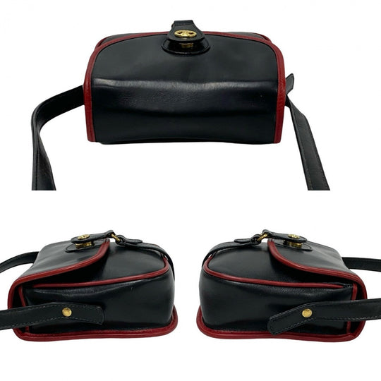 CELINE Shoulder Bag leather black