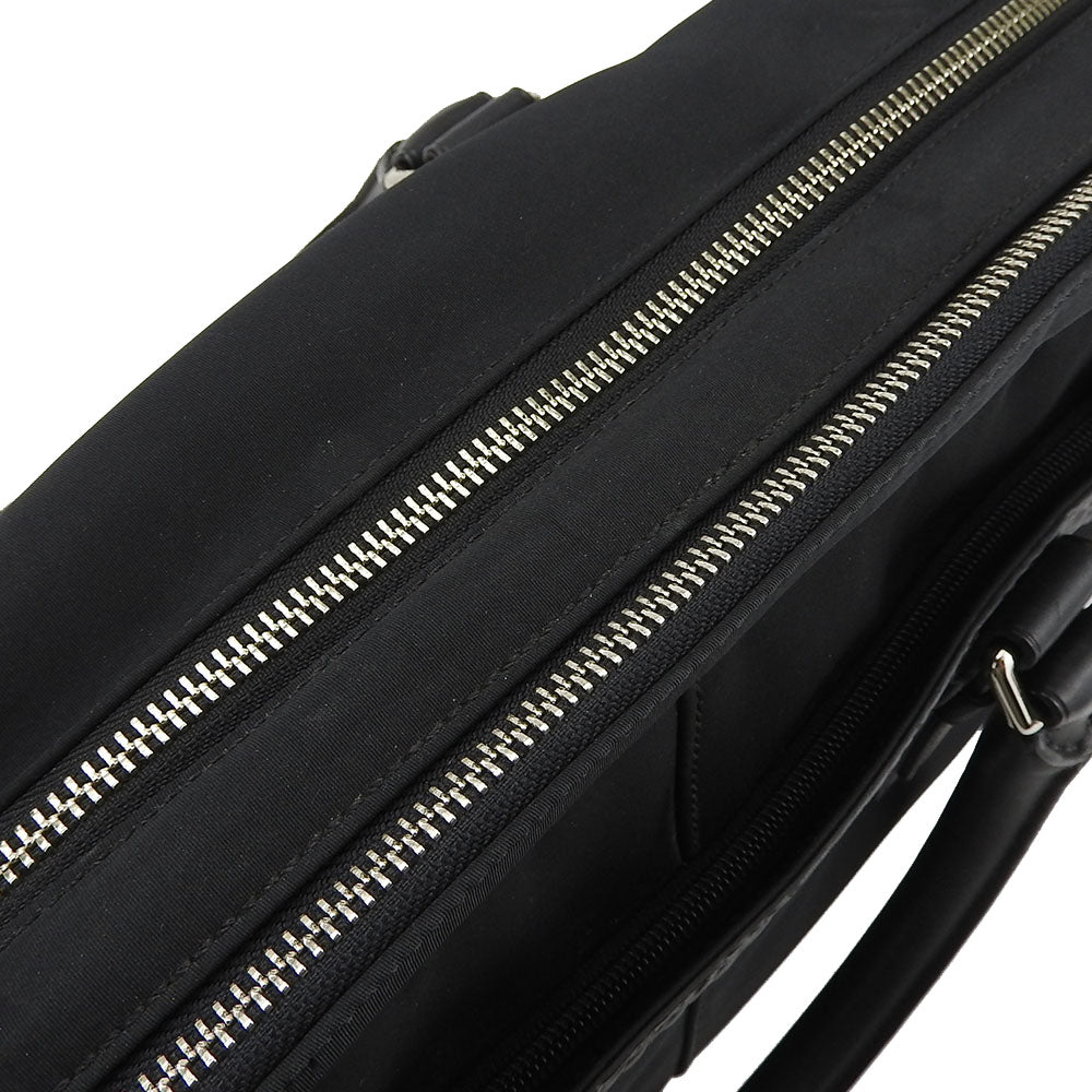 COACH Business bag F70549 Nylon, Leather black Signature mens Used Authentic